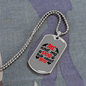Me and My Dog Necklace Stainless Steel or 18k Gold Dog Tag 24" Chain-Express Your Love Gifts