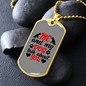 Me and My Dog Necklace Stainless Steel or 18k Gold Dog Tag 24" Chain-Express Your Love Gifts