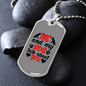 Me and My Dog Necklace Stainless Steel or 18k Gold Dog Tag 24" Chain-Express Your Love Gifts