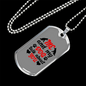 Me and My Dog Necklace Stainless Steel or 18k Gold Dog Tag 24" Chain-Express Your Love Gifts