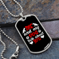 Me and My Dog White Necklace Stainless Steel or 18k Gold Dog Tag 24" Chain-Express Your Love Gifts