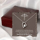 Medical Hero Appreciation Healthcare Medical Worker Nurse Appreciation Gift Forever Necklace w Message Card-Express Your Love Gifts