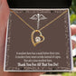 Medical Hero Appreciation Healthcare Medical Worker Nurse Appreciation Gift Forever Necklace w Message Card-Express Your Love Gifts