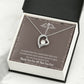 Medical Hero Appreciation Healthcare Medical Worker Nurse Appreciation Gift Forever Necklace w Message Card-Express Your Love Gifts