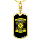 Meet You Where You Are Keychain Stainless Steel or 18k Gold Dog Tag Keyring-Express Your Love Gifts