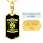 Meet You Where You Are Keychain Stainless Steel or 18k Gold Dog Tag Keyring-Express Your Love Gifts