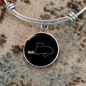 Meh White Cat Bracelet Stainless Steel or 18k Gold Circle Bangle-Express Your Love Gifts