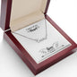Memorial Message A Piece Of My Heart Lives In Heaven Custom Name Necklace-Express Your Love Gifts