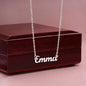 Memorial Message A Piece Of My Heart Lives In Heaven Custom Name Necklace-Express Your Love Gifts