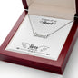 Memorial Message A Piece Of My Heart Lives In Heaven Custom Name Necklace-Express Your Love Gifts