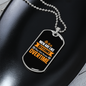 Men Are Like Bitcoins Crypto Necklace Stainless Steel or 18k Gold Dog Tag 24" Chain-Express Your Love Gifts