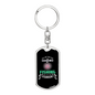 Messed Up Fishing CAreer Keychain Stainless Steel or 18k Gold Dog Tag Keyring-Express Your Love Gifts