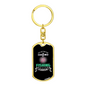 Messed Up Fishing CAreer Keychain Stainless Steel or 18k Gold Dog Tag Keyring-Express Your Love Gifts