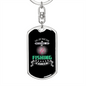 Messed Up Fishing CAreer Keychain Stainless Steel or 18k Gold Dog Tag Keyring-Express Your Love Gifts