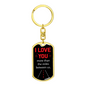 Miles Between Us Keychain Stainless Steel or 18k Gold Dog Tag Keyring-Express Your Love Gifts