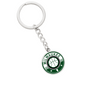 Milwaukee Basketball Circle Keychain Stainless Steel or 18k Gold Pendant-Express Your Love Gifts