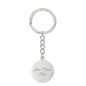 Milwaukee Basketball Circle Keychain Stainless Steel or 18k Gold Pendant-Express Your Love Gifts