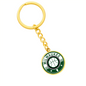 Milwaukee Basketball Circle Keychain Stainless Steel or 18k Gold Pendant-Express Your Love Gifts