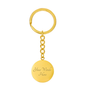 Milwaukee Basketball Circle Keychain Stainless Steel or 18k Gold Pendant-Express Your Love Gifts