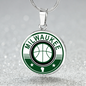 Milwaukee Basketball Necklace Circle Pendant Stainless Steel or 18k Gold 18-22-Express Your Love Gifts