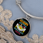 Miniature Schnauzer Mom Bracelet Stainless Steel or 18k Gold Circle Bangle-Express Your Love Gifts
