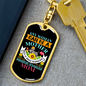 Miniature Schnauzer Mom Keychain Stainless Steel or 18k Gold Dog Tag Keyring-Express Your Love Gifts