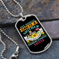 Miniature Schnauzer Mom Necklace Stainless Steel or 18k Gold Dog Tag 24" Chain-Express Your Love Gifts