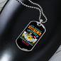 Miniature Schnauzer Mom Necklace Stainless Steel or 18k Gold Dog Tag 24" Chain-Express Your Love Gifts