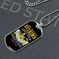Miniature Schnauzer Mom Necklace Stainless Steel or 18k Gold Dog Tag 24" Chain-Express Your Love Gifts