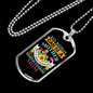 Miniature Schnauzer Mom Necklace Stainless Steel or 18k Gold Dog Tag 24" Chain-Express Your Love Gifts
