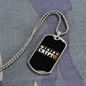 Mining Crypto Necklace Stainless Steel or 18k Gold Dog Tag 24" Chain-Express Your Love Gifts