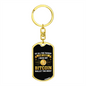 Miss My Bitcoin Wallet Crypto Keychain Stainless Steel or 18k Gold Dog Tag Keyring-Express Your Love Gifts