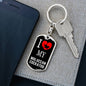 Moluccan Cockatoo Bird Lover Keyring Keychain Stainless Steel or 18k Gold-Express Your Love Gifts