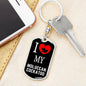 Moluccan Cockatoo Bird Lover Keyring Keychain Stainless Steel or 18k Gold-Express Your Love Gifts