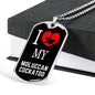 Moluccan Cockatoo Necklace Stainless Steel or 18k Gold Dog Tag 24" Chain-Express Your Love Gifts