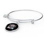 Mom Dog Paw Bracelet Stainless Steel or 18k Gold Circle Bangle-Express Your Love Gifts