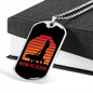 Mom FO Dogs Necklace Stainless Steel or 18k Gold Dog Tag 24" Chain-Express Your Love Gifts