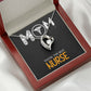 Mom Nurse Healthcare Medical Worker Nurse Appreciation Gift Forever Necklace w Message Card-Express Your Love Gifts