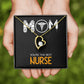 Mom Nurse Healthcare Medical Worker Nurse Appreciation Gift Forever Necklace w Message Card-Express Your Love Gifts