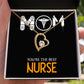 Mom Nurse Healthcare Medical Worker Nurse Appreciation Gift Forever Necklace w Message Card-Express Your Love Gifts