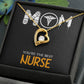 Mom Nurse Healthcare Medical Worker Nurse Appreciation Gift Forever Necklace w Message Card-Express Your Love Gifts
