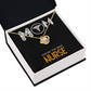 Mom Nurse Healthcare Medical Worker Nurse Appreciation Gift Infinity Knot Necklace Message Card-Express Your Love Gifts