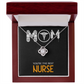 Mom Nurse Healthcare Medical Worker Nurse Appreciation Gift Infinity Knot Necklace Message Card-Express Your Love Gifts