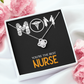 Mom Nurse Healthcare Medical Worker Nurse Appreciation Gift Infinity Knot Necklace Message Card-Express Your Love Gifts