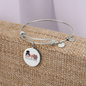 Momlife Love Dog Bracelet Stainless Steel or 18k Gold Circle Bangle-Express Your Love Gifts