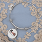 Momlife Love Dog Bracelet Stainless Steel or 18k Gold Circle Bangle-Express Your Love Gifts