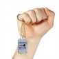 Mommy Is My Hero Police Necklace Stainless Steel or 18k Gold Dog Tag 24" Ball Chain-Express Your Love Gifts