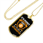 Money For Smart People Bitcoin Crypto Necklace Stainless Steel or 18k Gold Dog Tag 24-Express Your Love Gifts
