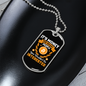 Money For Smart People Bitcoin Crypto Necklace Stainless Steel or 18k Gold Dog Tag 24-Express Your Love Gifts