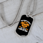More People Necklace Stainless Steel or 18k Gold Dog Tag 24" Chain-Express Your Love Gifts